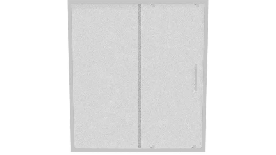 Stylish Glass Shower Door Model - Professional 3D Model Render 11