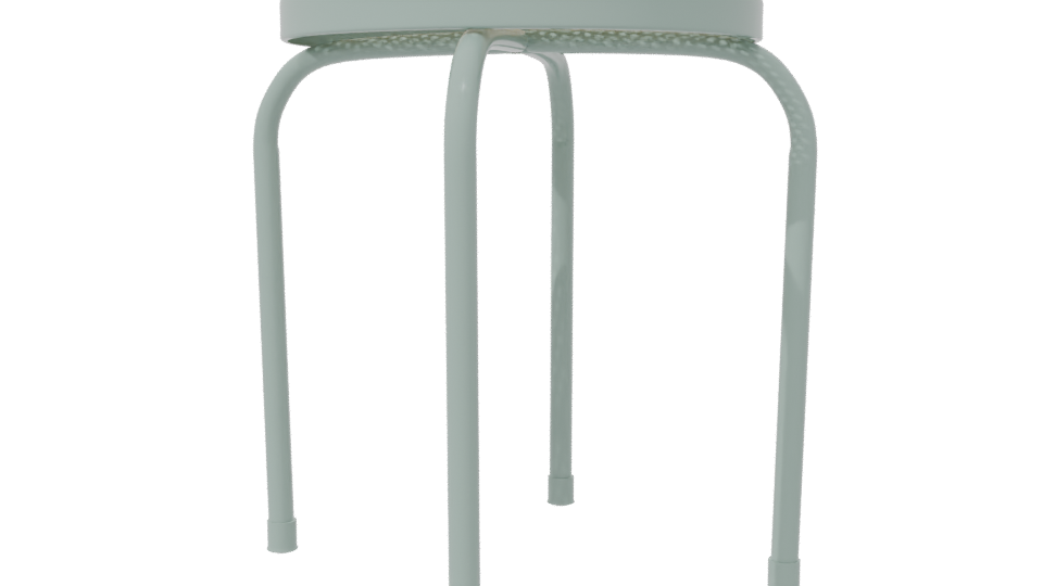 Stylish Minimalist Stool Model - Professional 3D Model Render 7