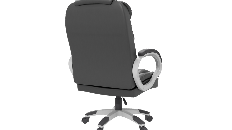 Stylish Executive Office Chair 3D Model - Professional 3D Model Render 6