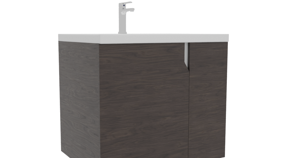 Modern White Bathroom Vanity 3D - Professional 3D Model Render 10