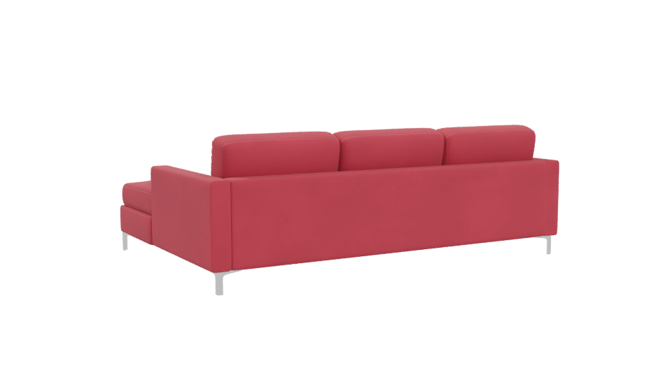 Contemporary Modular Sofa Model - Professional 3D Model Render 4