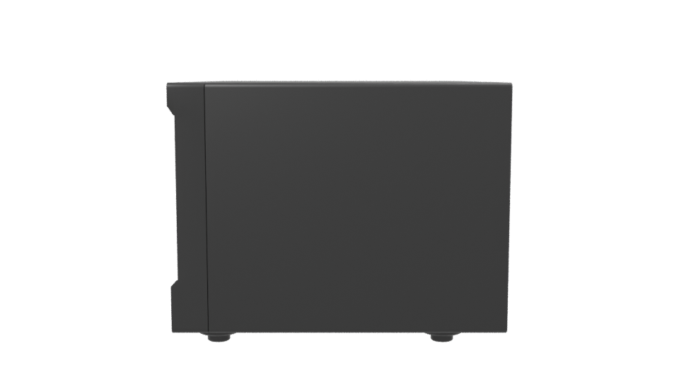 Sleek White Microwave 3D Model - Professional 3D Model Render 2