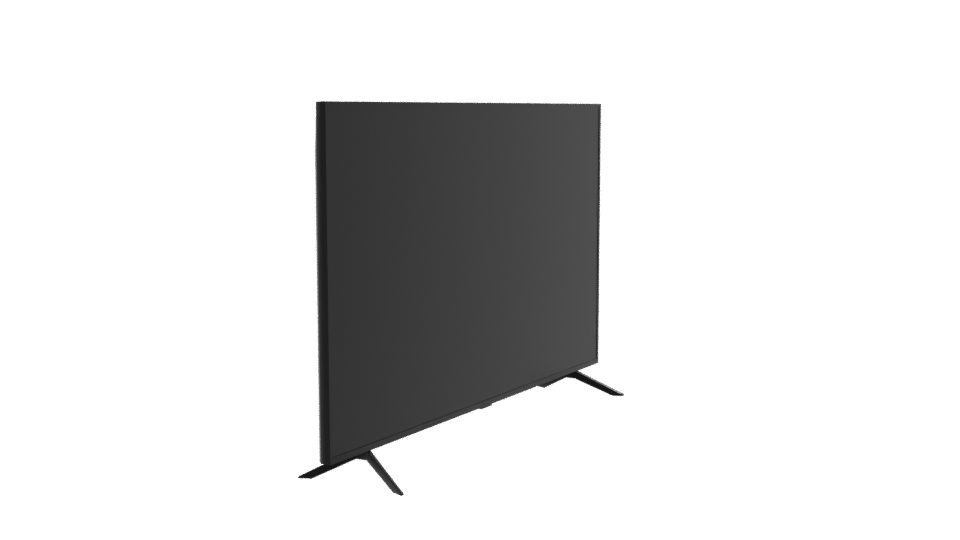 Sleek Modern TV Display Model - Professional 3D Model Render 9