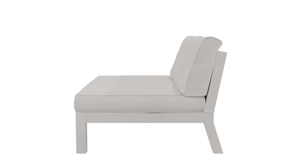 Minimalist Wooden Bed Frame - Professional 3D Model Render 2