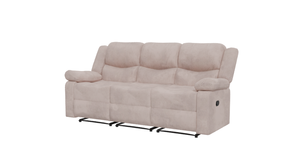 Stylish Reclining Sofa Model - Professional 3D Model Render 12