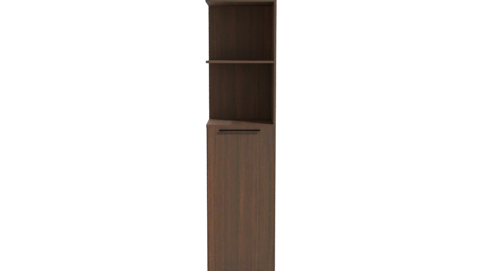 Stylish Wooden Storage Unit 3D - Professional 3D Model Render 11