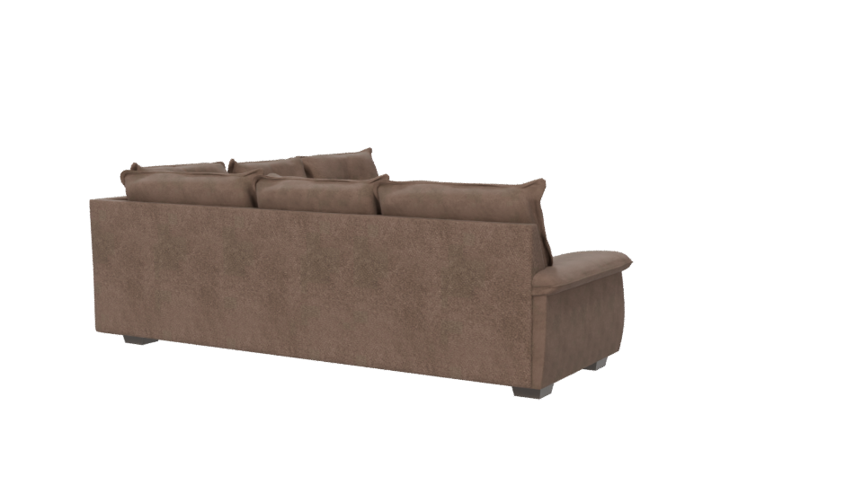 Stylish Sectional Sofa Model 3D - Professional 3D Model Render 6