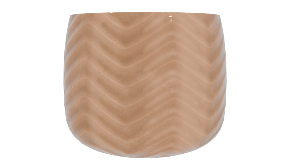 Stylish Metallic Planter Model - Professional 3D Model Render 11