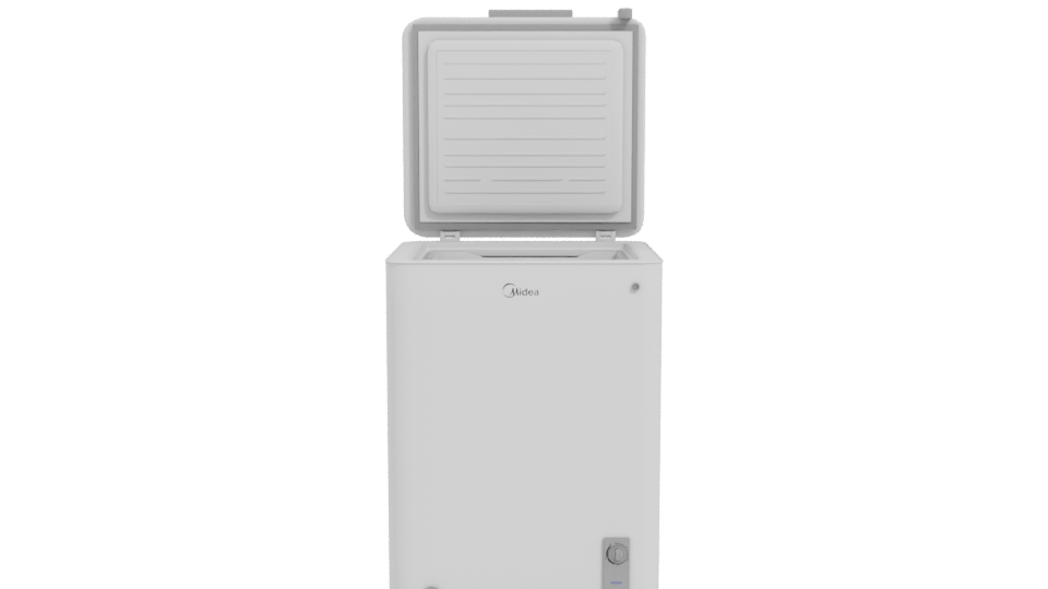 Compact Freezer Appliance 3D Model - Professional 3D Model Render 11