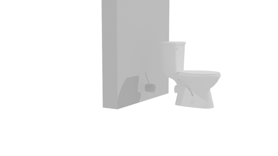 Stylish Bathroom Toilet 3D Model - Professional 3D Model Render 9