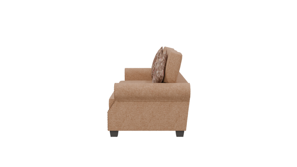 Florida Sofa 3C Cafe Claro Model - Professional 3D Model Render 2