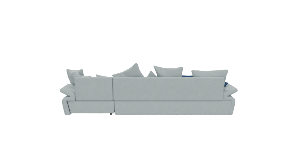 Cozy Sectional Sofa 3D Model - Professional 3D Model Render 5