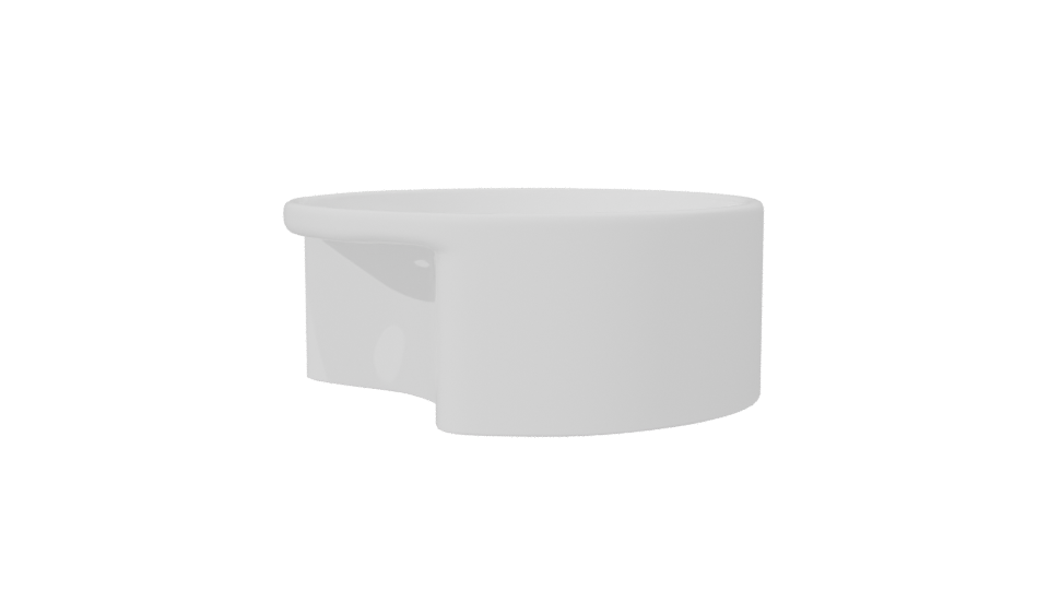 Sleek Freestanding Bathroom Sink Model - Professional 3D Model Render 7