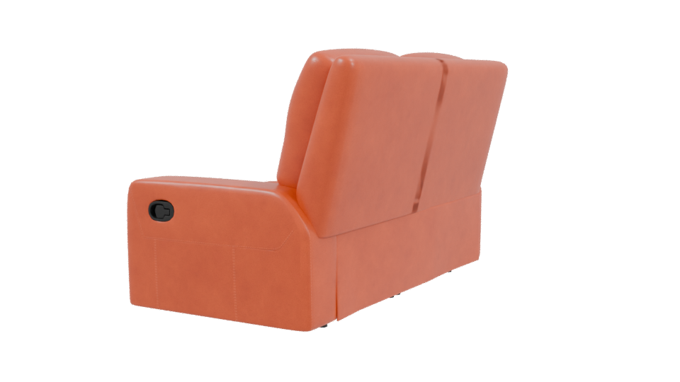 Stylish Reclining Love Seat 3D - Professional 3D Model Render 3