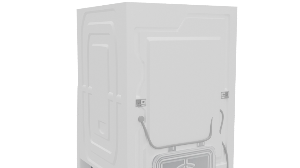 Samsung Digital Washer Dryer 3D Model - Professional 3D Model Render 4