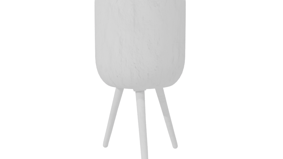 Stylish Ceramic Planter Model - Professional 3D Model Render 7