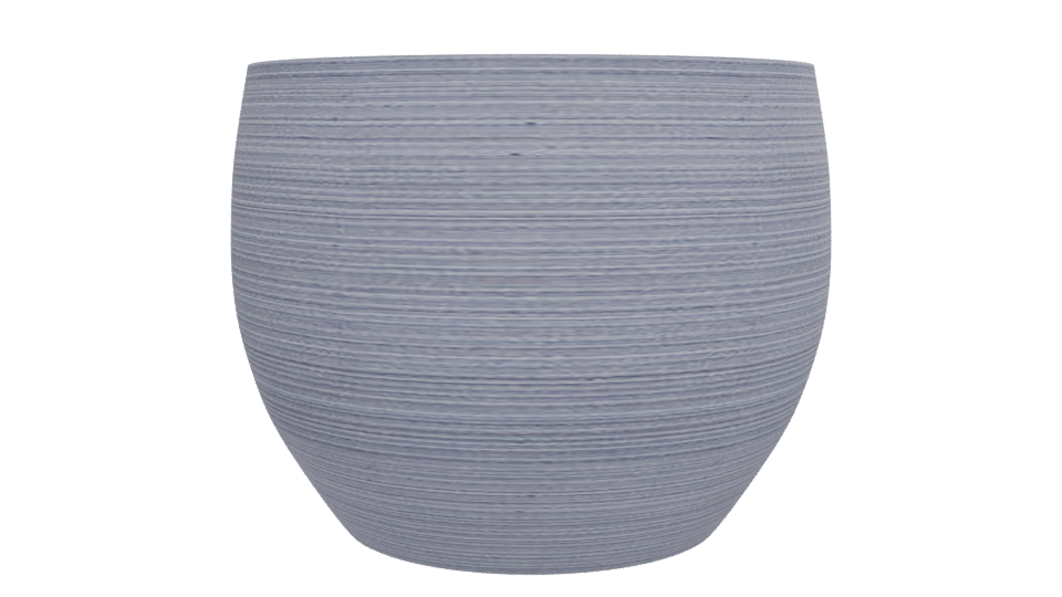 Stri Grey Fiber Pot 3D Model - Professional 3D Model Render 12