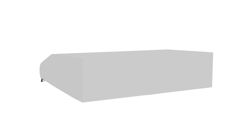 Sleek Modern Kitchen Hood Model - Professional 3D Model Render 4