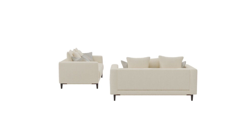 Elegant Modern Sofa Set 3D - Professional 3D Model Render 8