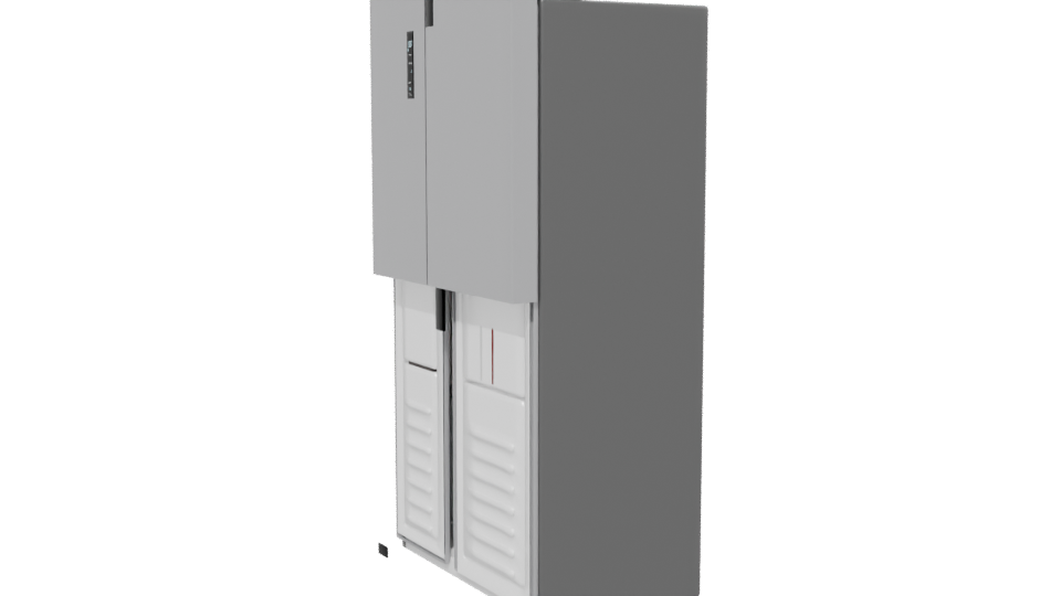 Side by Side Refrigerator LG Model 3D - Professional 3D Model Render 13
