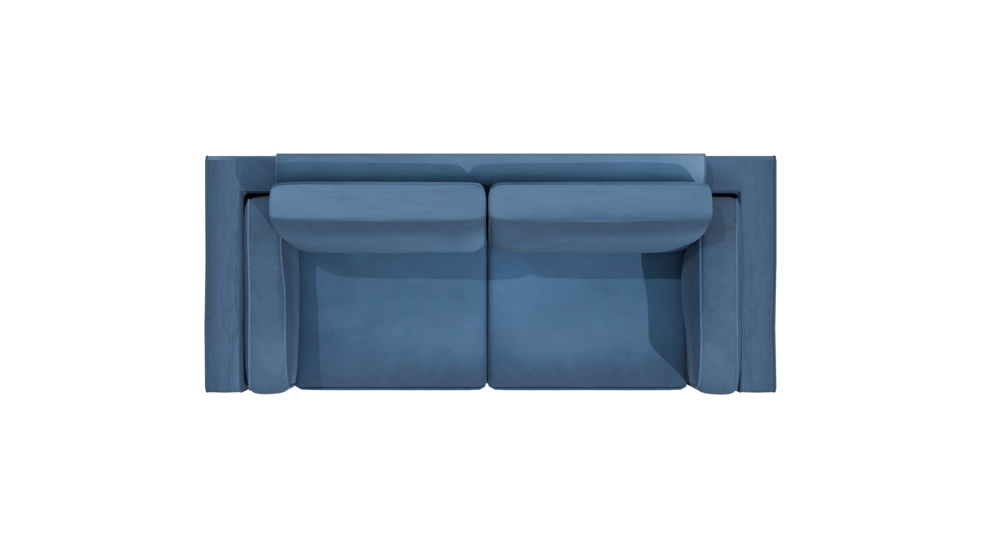 Stylish Modern Two-Seat Sofa - Professional 3D Model Render 12