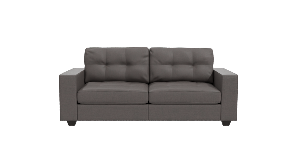 Contemporary Grey Sofa Model - Professional 3D Model Render 11