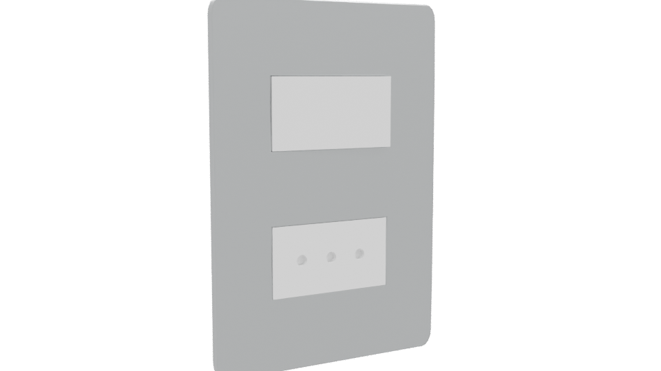 Modern Rectangular Metal Frame 3D - Professional 3D Model Render 10