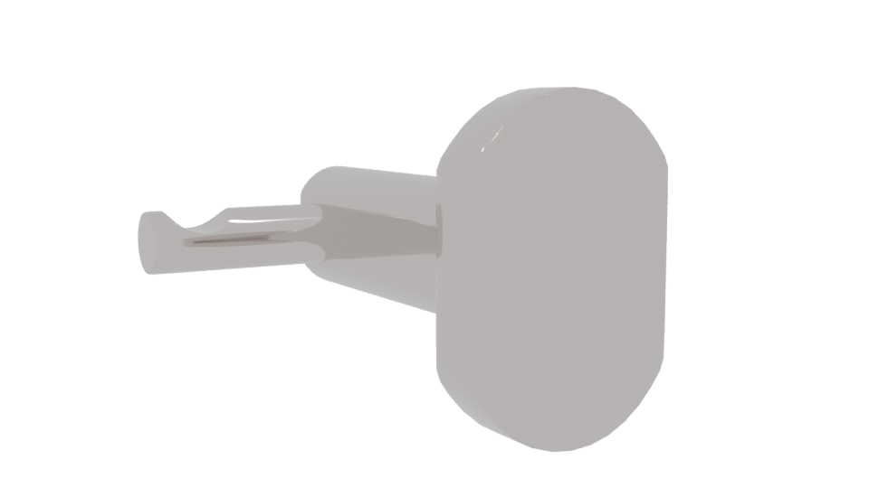 Stylish Wall Hook 3D Model - Professional 3D Model Render 4