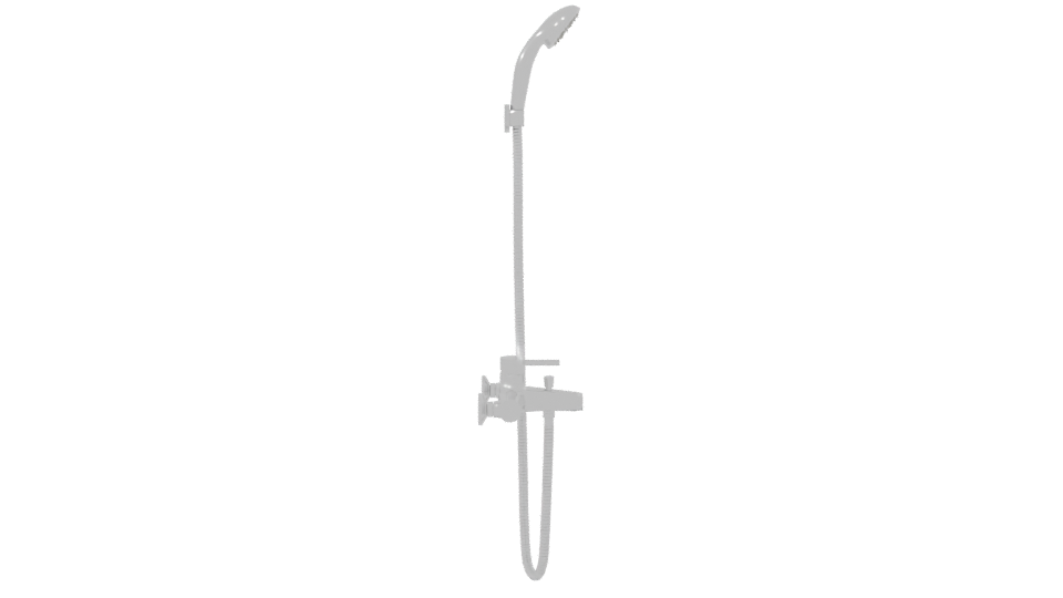 Stylish Shower Mixer 3D Model - Professional 3D Model Render 8