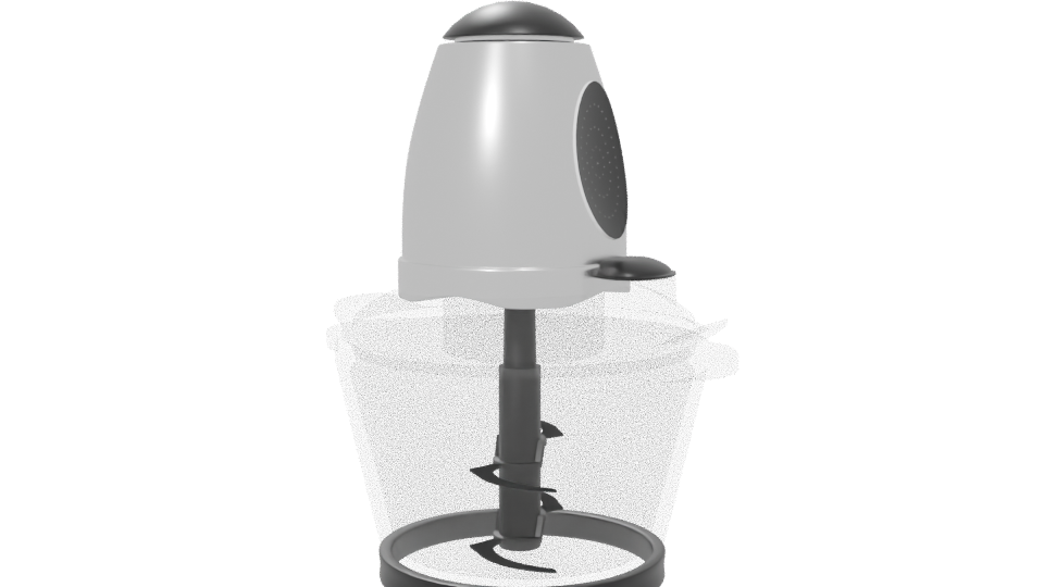 Stylish Kitchen Mixer 3D Model - Professional 3D Model Render 6