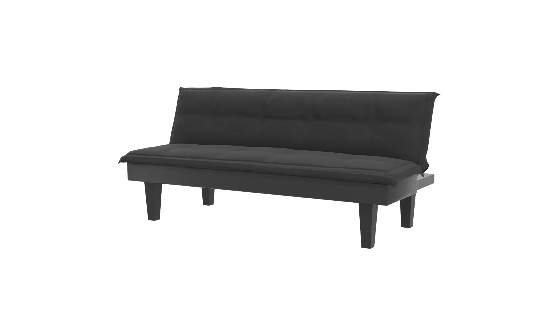 Stylish Black Sofa 3D Model - Professional 3D Model Render 12