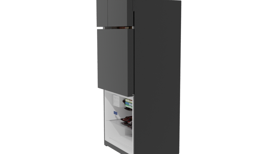 Sleek Modern Refrigerator 3D - Professional 3D Model Render 13