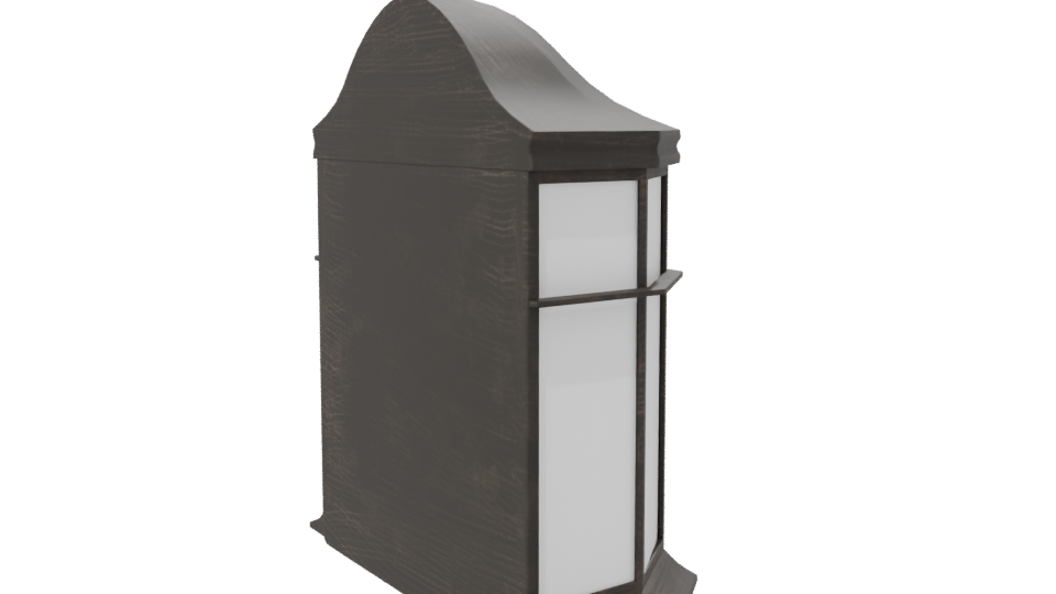 Elegant Octagonal Lantern Model - Professional 3D Model Render 7