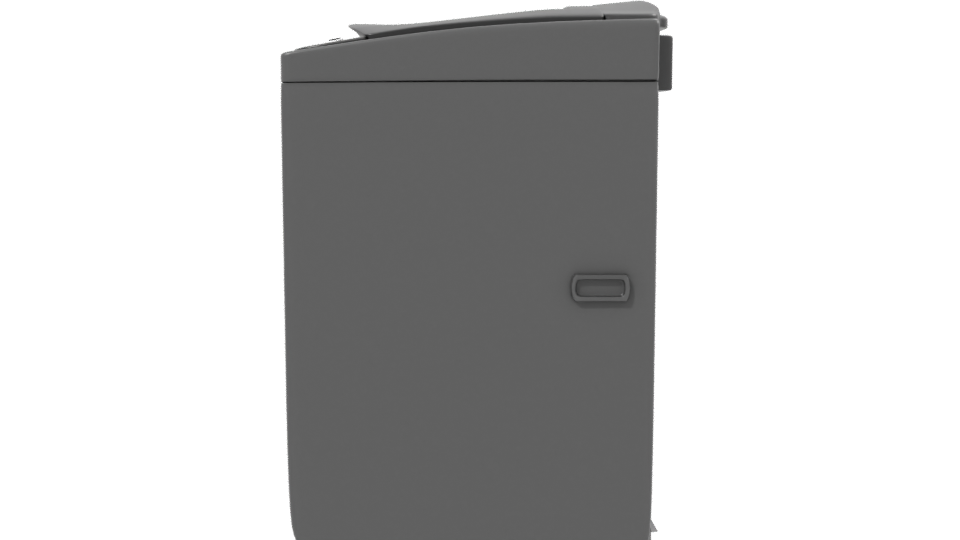 Stylish Household Washing Machine 3D - Professional 3D Model Render 2