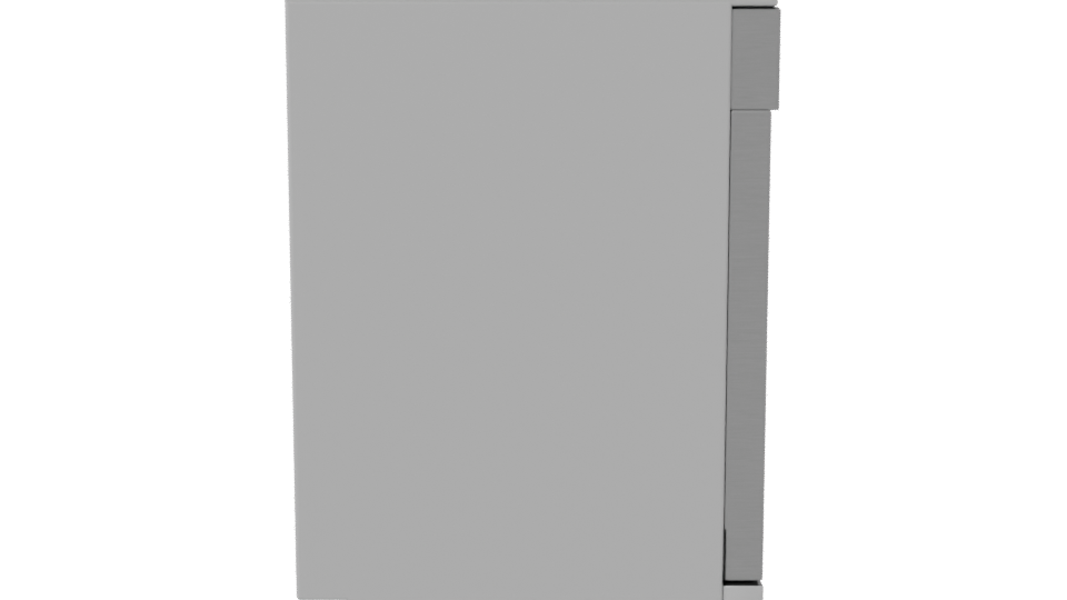 Sleek Stainless Steel Dishwasher 3D - Professional 3D Model Render 8