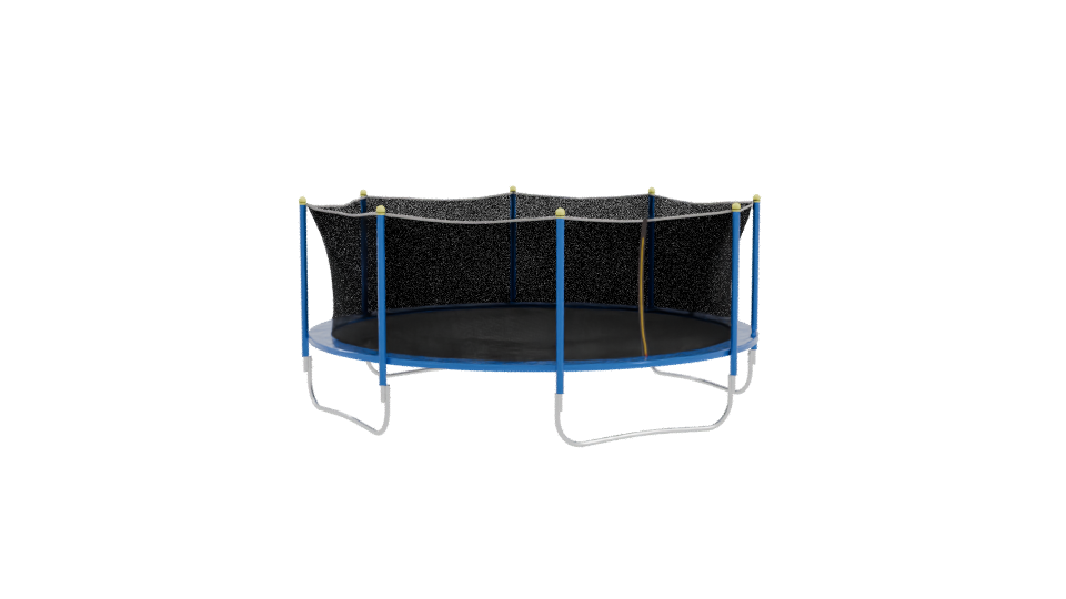 Round Jumping Trampoline Model - Professional 3D Model Render 10