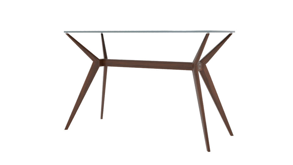 Stylish Wooden Accent Table 3D - Professional 3D Model Render 9