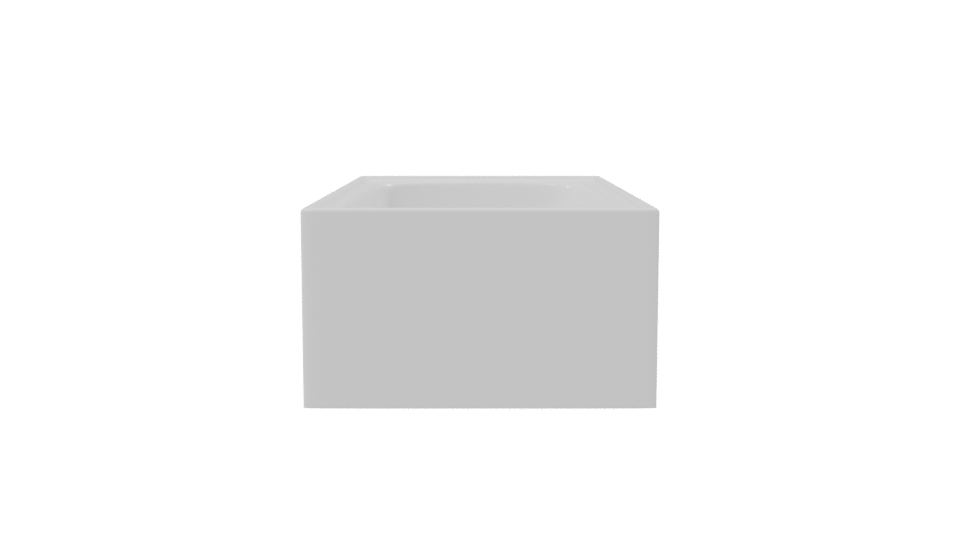Minimalist Bathtub 3D Model - Professional 3D Model Render 8