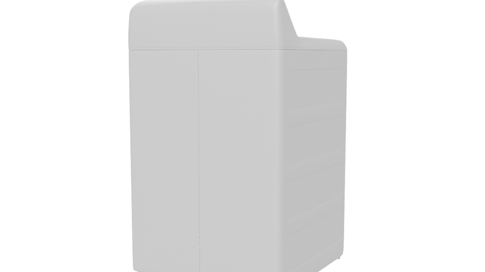 Top-Loading Washing Machine Model - Professional 3D Model Render 6