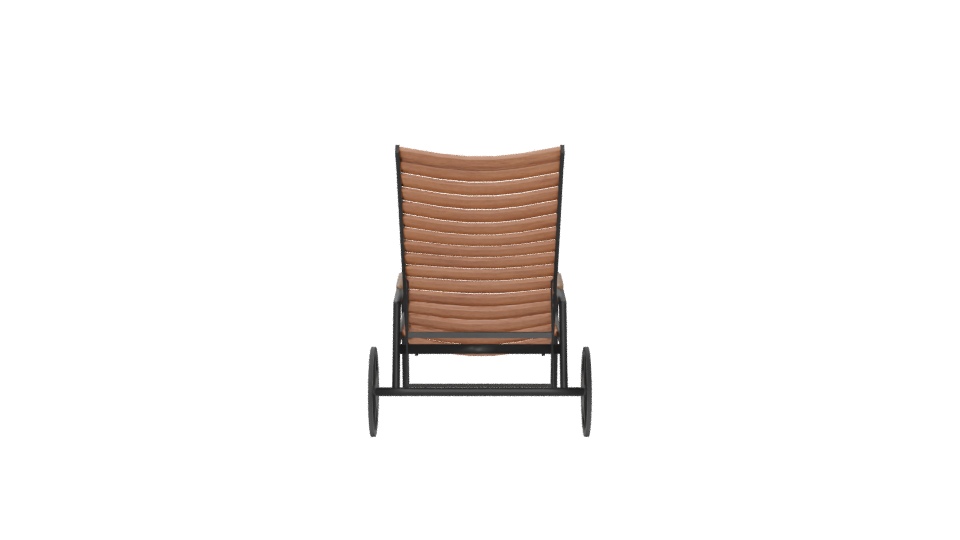 Reposera Flamingo Rueda Lounge Chair 3D - Professional 3D Model Render 5