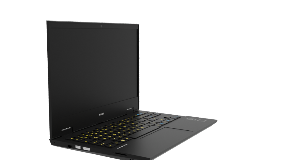Modern Minimalist Laptop 3D Model - Professional 3D Model Render 9