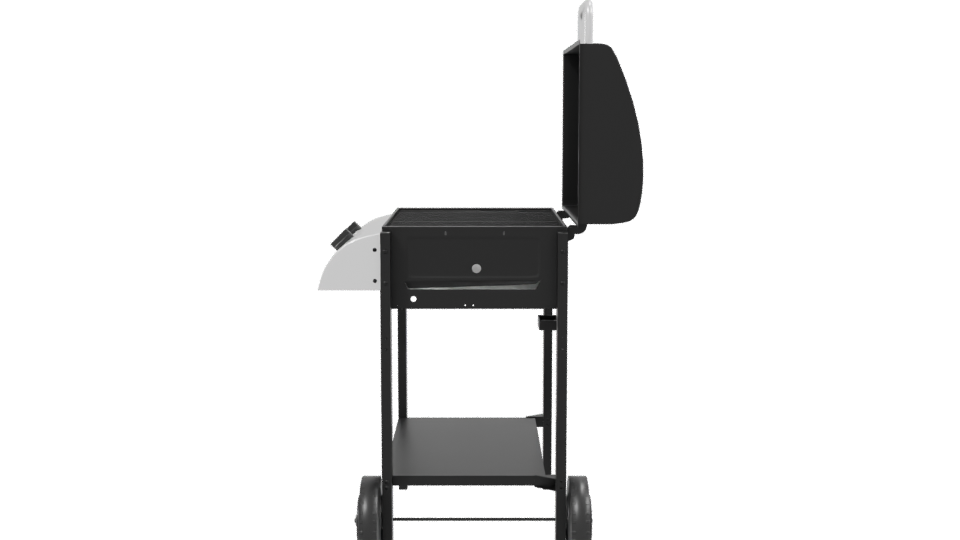 Outdoor Gas Grill 3D Model - Professional 3D Model Render 2