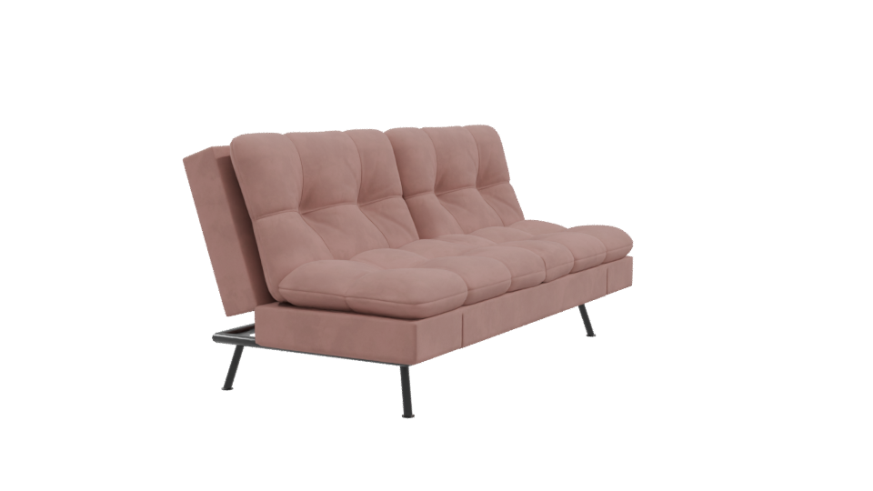 Stylish Modern Fabric Sofa 3D Model - Professional 3D Model Render 9