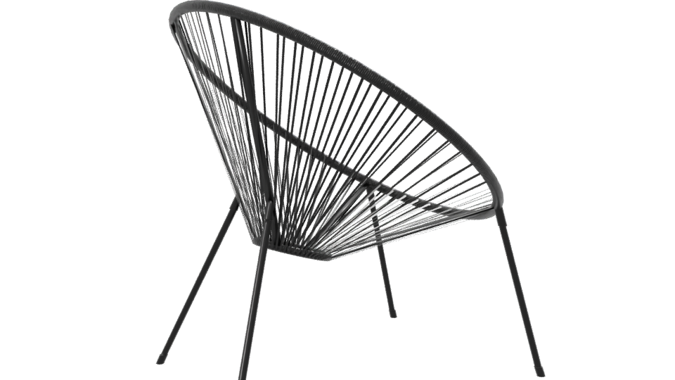 Stylish Modern Lounge Chair 3D - Professional 3D Model Render 7