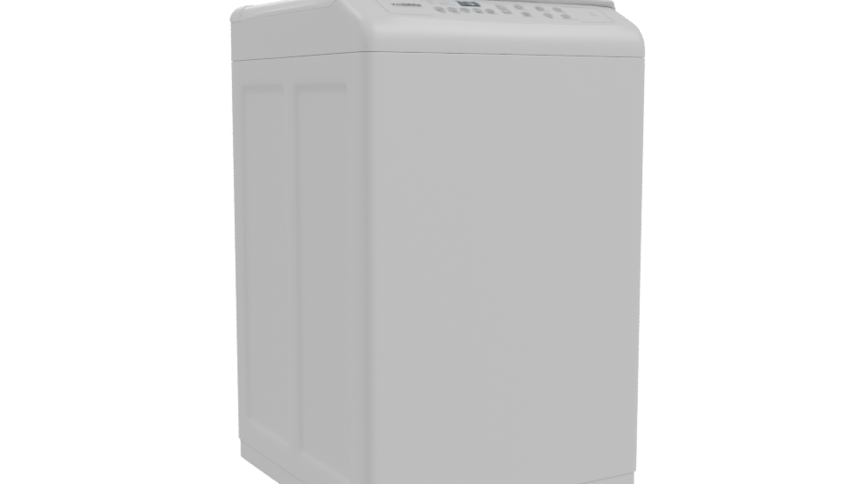 Top Loader Washing Machine 3D Model - Professional 3D Model Render 10