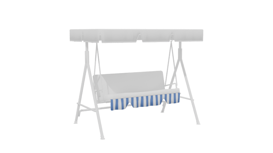 Stylish Outdoor Swing Canopy 3D - Professional 3D Model Render 13