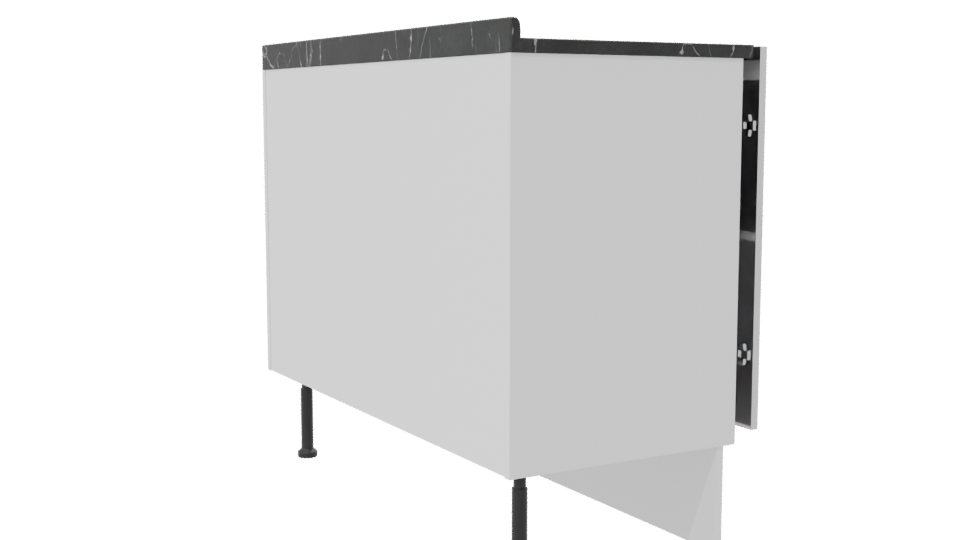 Stylish Modern Kitchen Cabinet 3D - Professional 3D Model Render 7