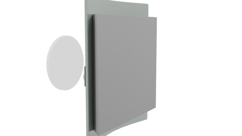 Stylized Metallic Shield 3D Model - Professional 3D Model Render 3