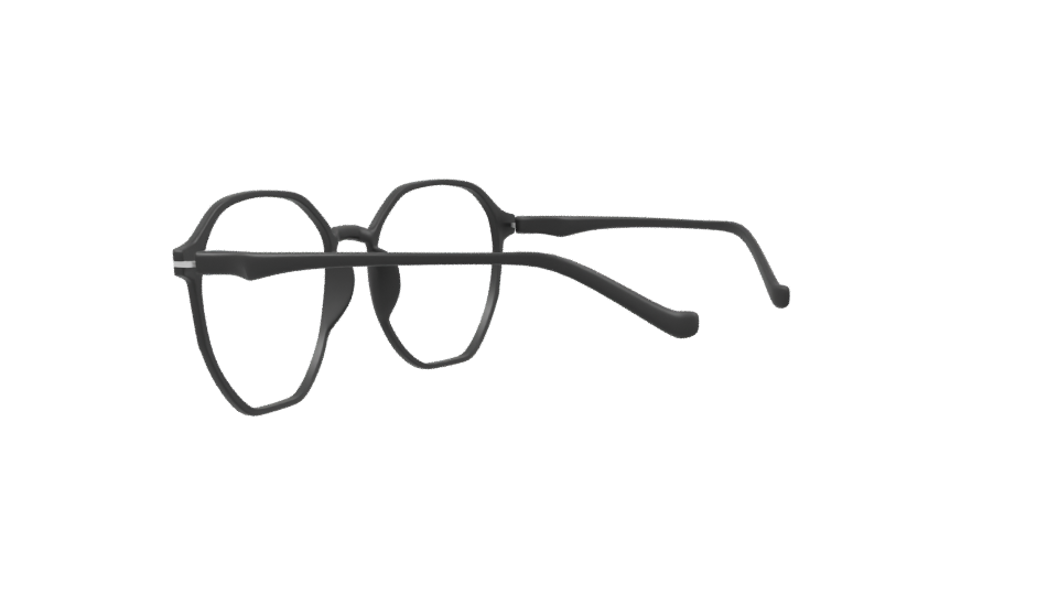 Stylish Modern Glasses 3D Model - Professional 3D Model Render 3