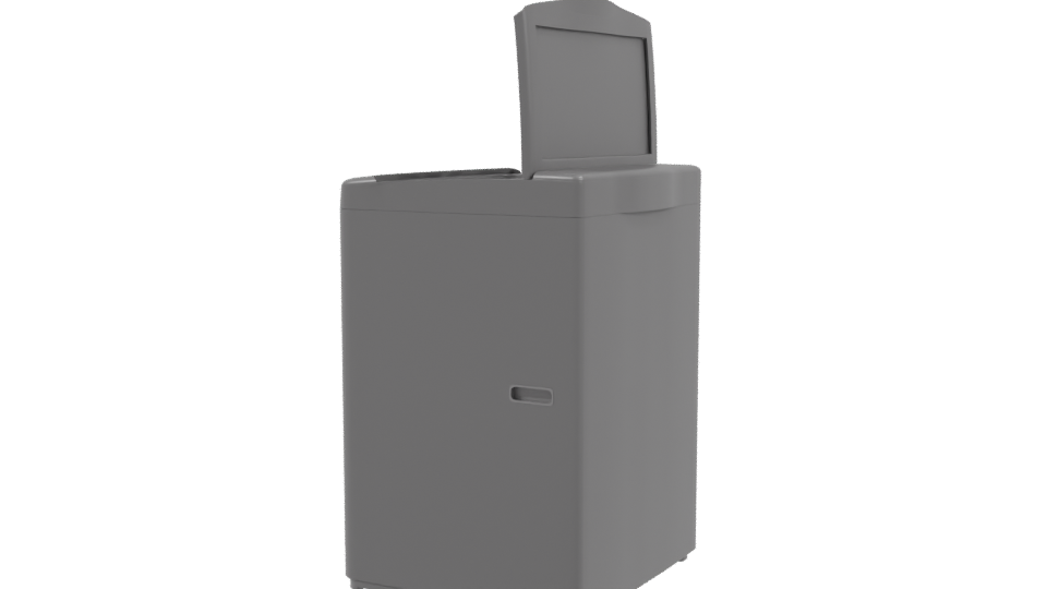 Top-Loading Washing Machine Model - Professional 3D Model Render 3